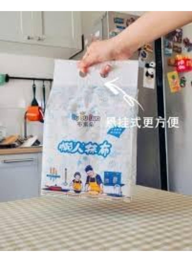Multi‑purpose kitchen pull‑out wipes, highly absorbent for removing grease and cleaning various surfaces with ease; economical pack of 500 practical wipes for everyday kitchen use to maintain cleanliness and shine (Elc). - Image 4